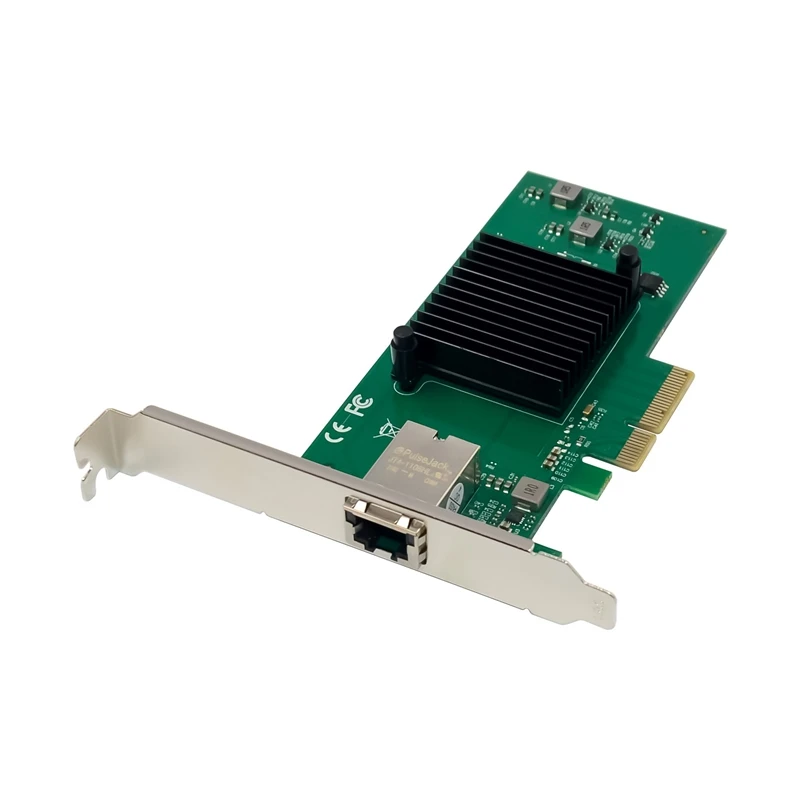 Pciex4 10G NIC Adapter With AQC107 Chipset High Performances 10Gbe Networks Adapter Only Single Port 10G Network Card