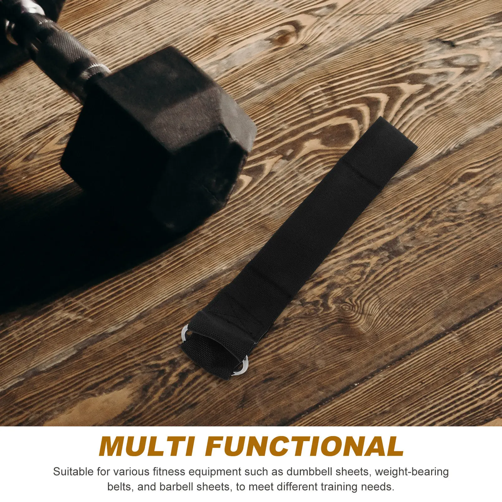 Weight Plate Belt for Dumbbell Barbell Loading Strap Heavy Duty Fitness Strap Easy Install Compact Design Load Bearing Stable
