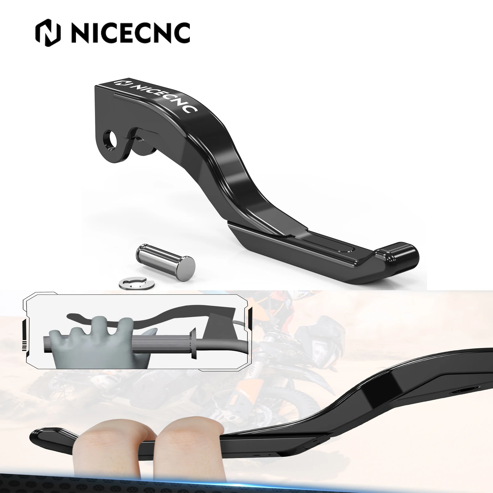 

For Husqvarna Norden 901 2022-2024 KTM 790 Adventure/R 2019-2020 890 Adventure/R 2021-2024 Adjustable Brake Lever Clutch Lever