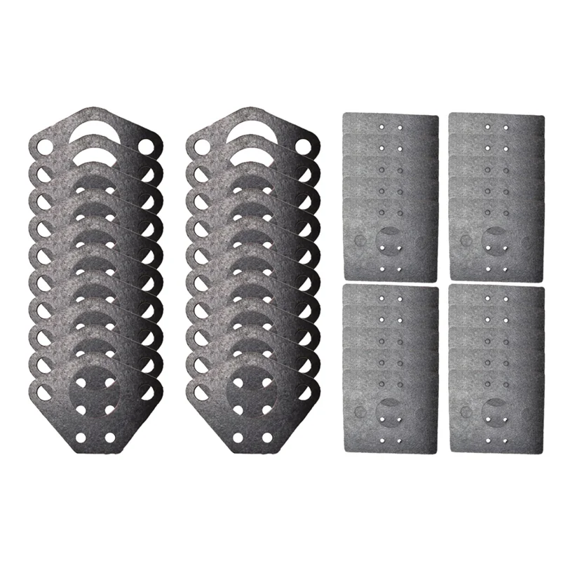 RMWIN-Chainsaw For Trimmer Brushcutter Engine Carburetor Gasket 40PCS For 40-5 43Cc 49Cc 52Cc For CG430 For CG520 For BC430