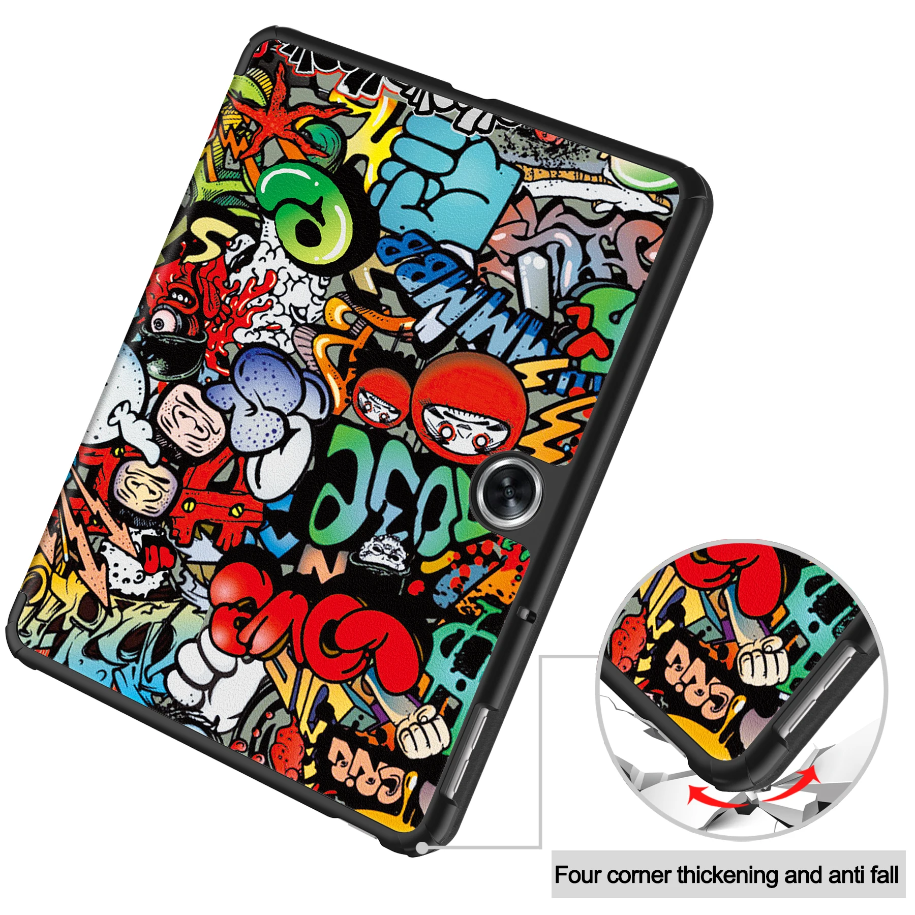 Tablet Case for OPPO Pad Neo 11.4 Inch Cover Folding Magnetic Smart Cover for OnePlus Pad GO OPPO Pad Air 2 Hard Tablet Case