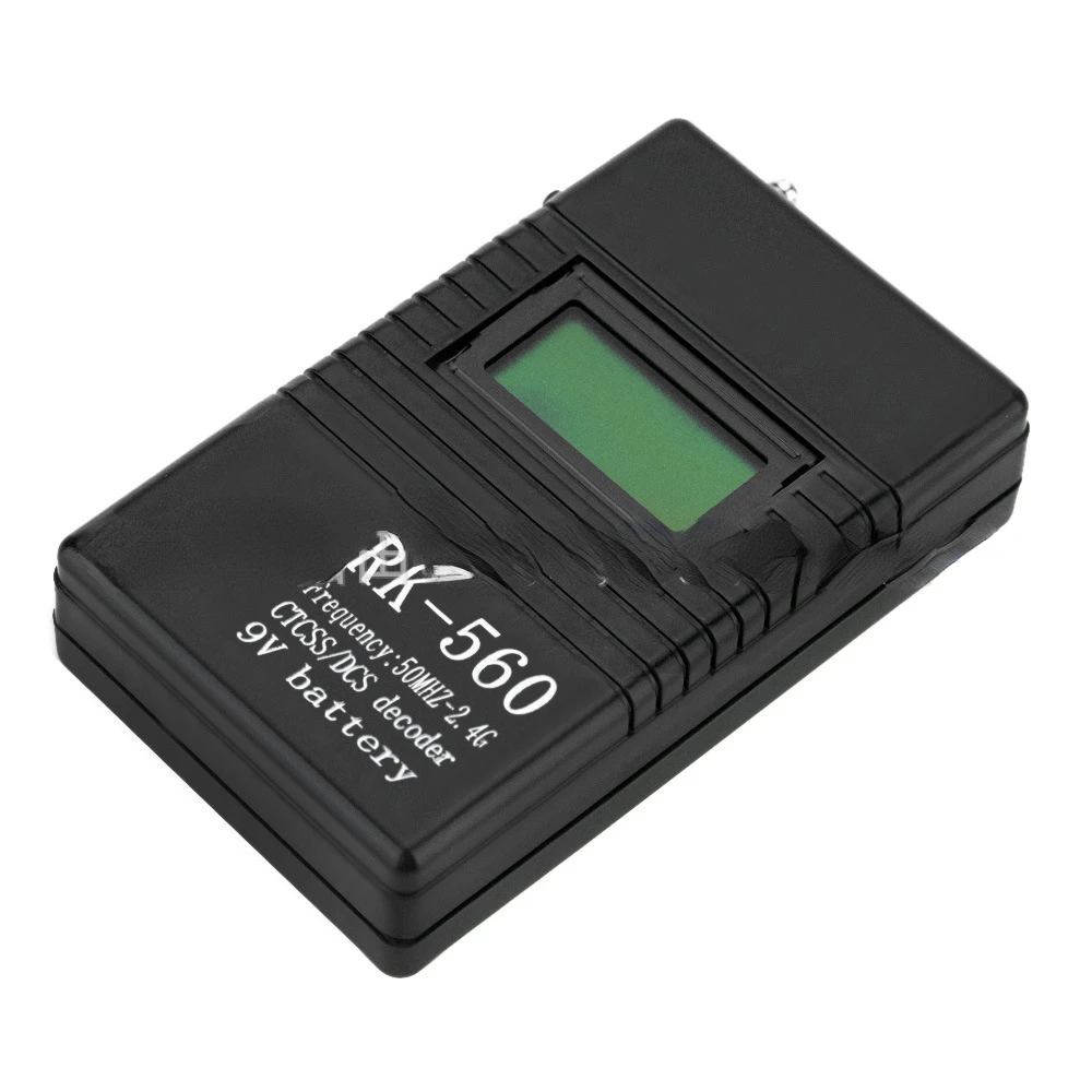 RK560 Frequency meter 50MHz-2.4GHz portable handheld frequency meter frequency reader for digital analog sub tone measurement