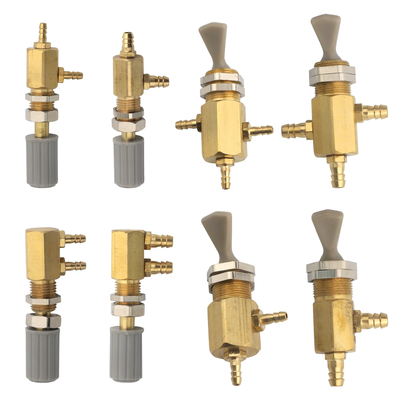 1pc Dental Unit Metal Spare Parts Water Valve Hexagon/ Square Pressure F /T Type Water Control Regulating Total Air Switch