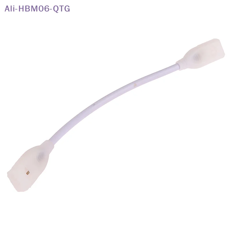 [New] 220V EU LED Strip Plug For Cob 360LEDs 12mm Light Strip Connector 2pin COB Led Strip Light Fix Clips Connector Accessories