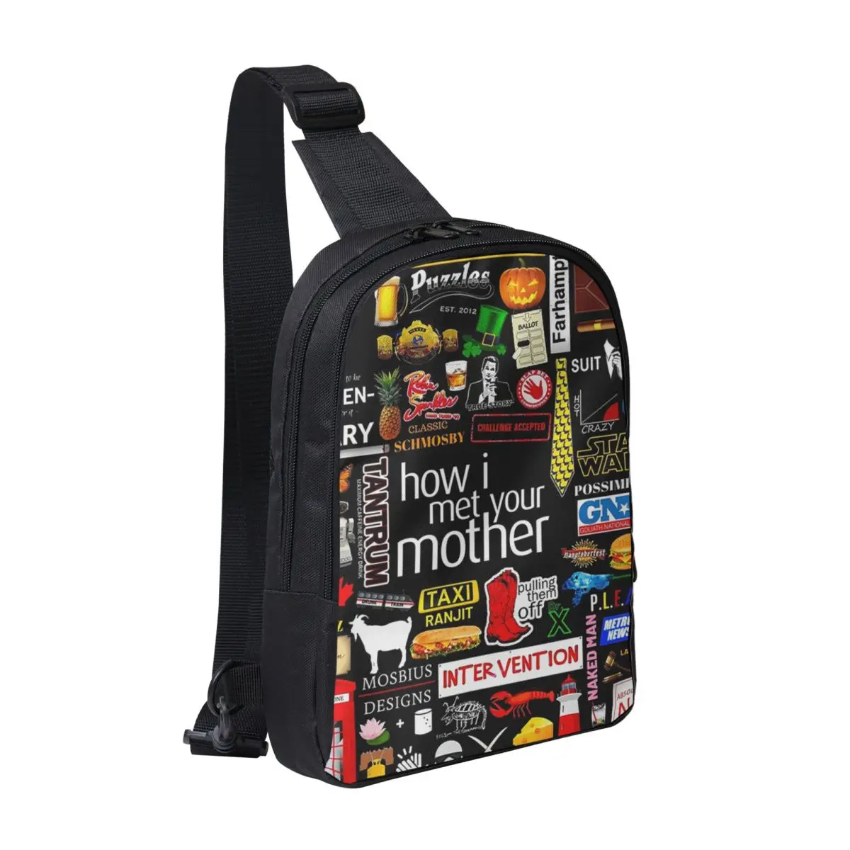 

Нагрудная сумка «Как я встретил вашу маму», мужской рюкзак через плечо, нагрудная сумка, дорожный походный рюкзак, сумка на плечо