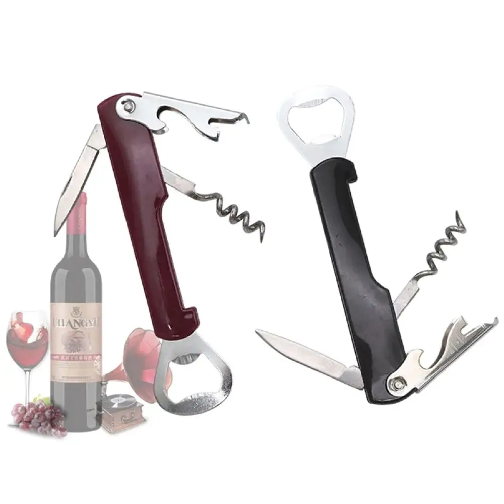 4-in-1 Plastic Multi-Functional Wine And Beer Bottle Opener Handy Portable Kitchen Tool for Home And Bar Use