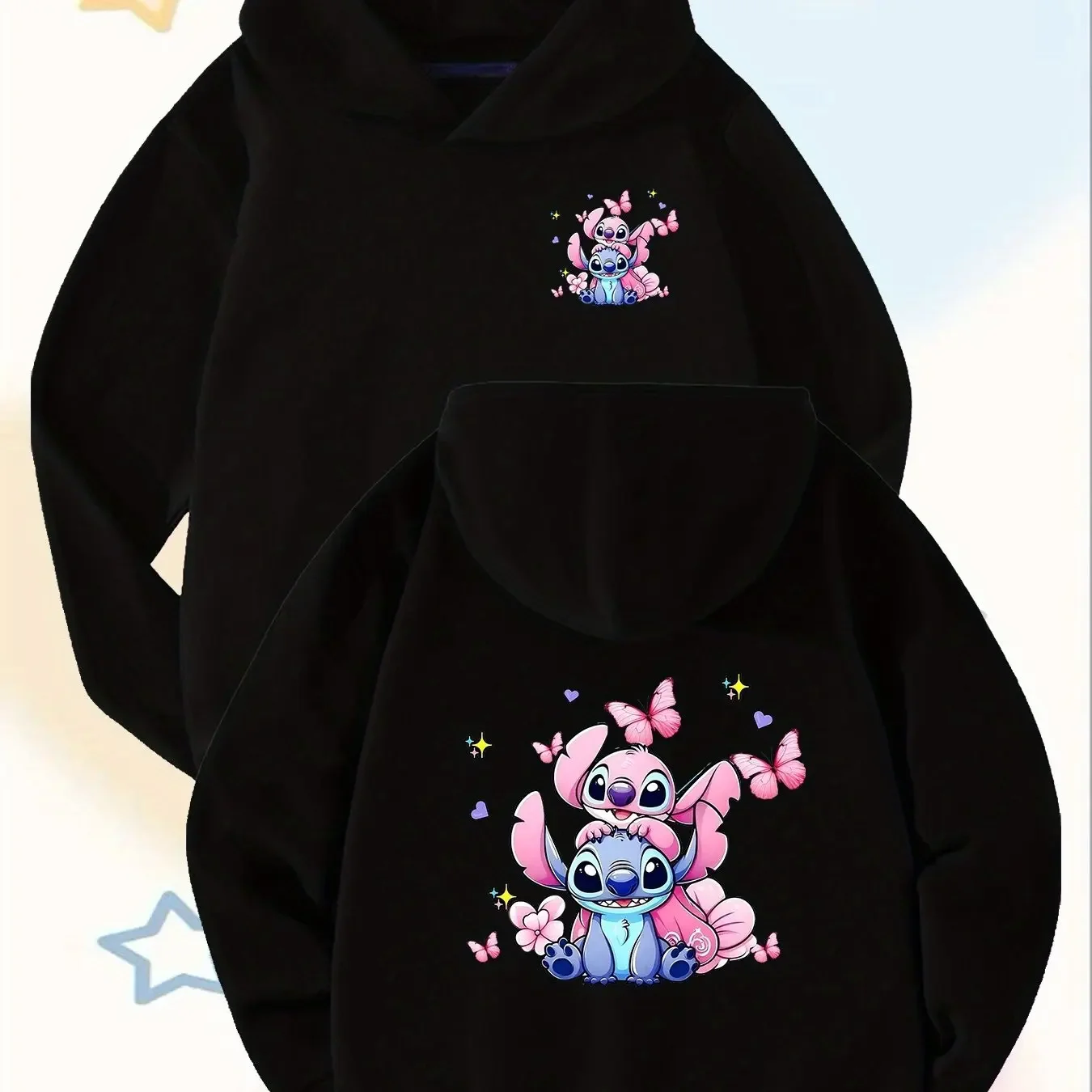 

Disney Winter Sweaters Children's Clothes Comfortable Casual and Sporty Hoodies for Boys Girls Autumn and Winter