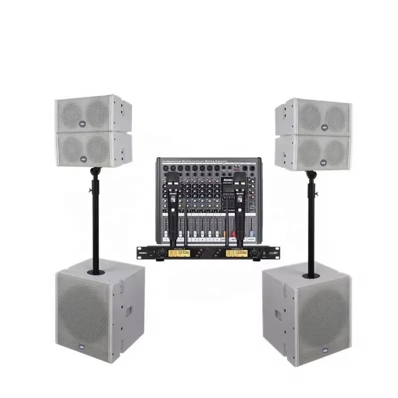 Professional Active Line Array Speakers Box For World Tour/Music Festival/Gymnasium/Sports Hall Or Stadium