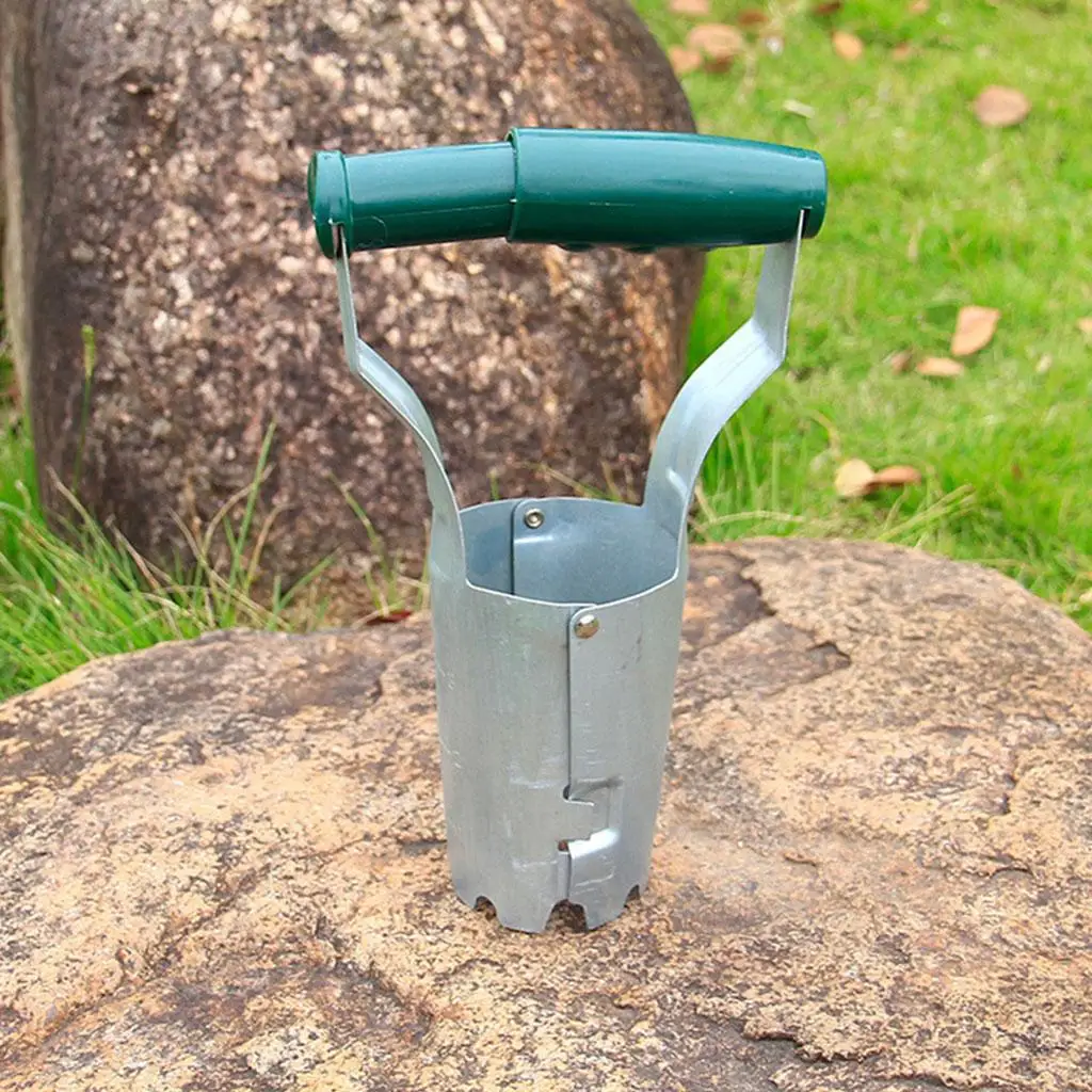 Portable Garden Bulb Planter Tools Depth Marker Deep Planter Tool Ground Inserter Seedling Lifter Planting Utensil