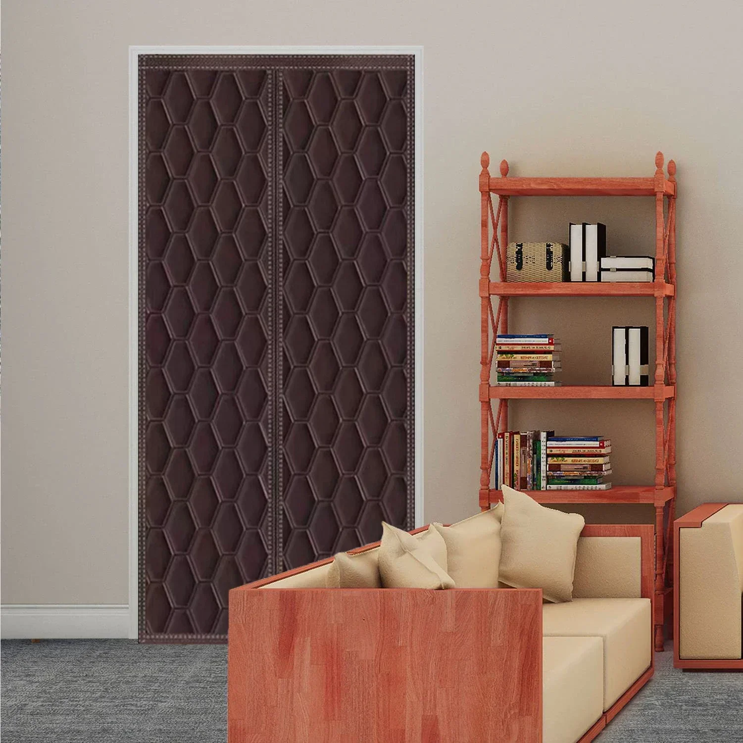 Modern Trendy Style Winter Door Curtains Home Decoration Cold Insulation Heat Preservation Cold Air Resistance