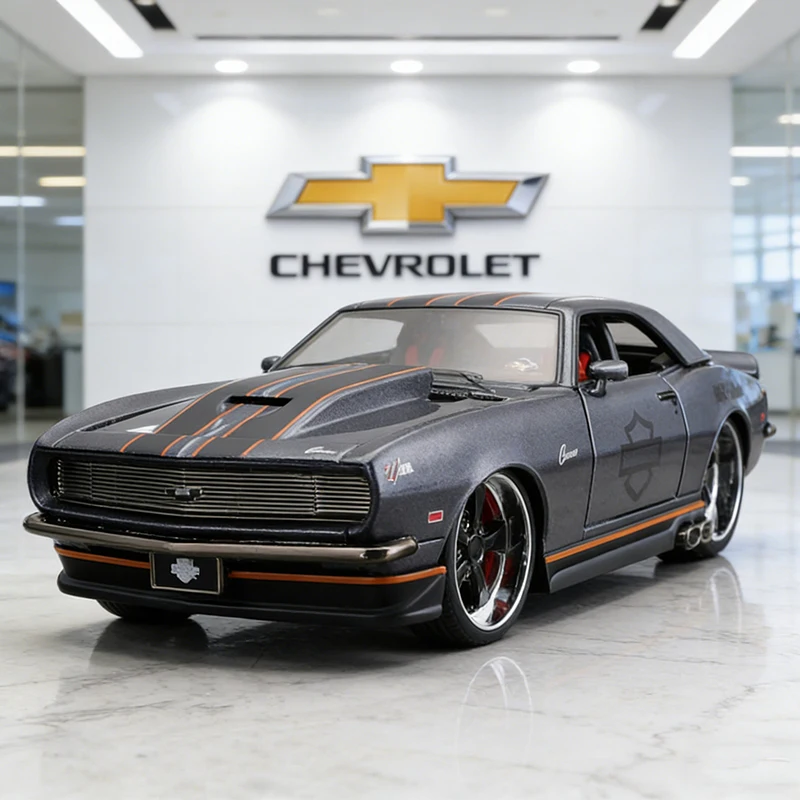 マイスト-1-24-シボレー-カマロ-z28-1968-合金製カー-ダイキャスト＆おもちゃの車-カーモデル-ミニチュア-スケールモデルカー-おもちゃ-子供向け