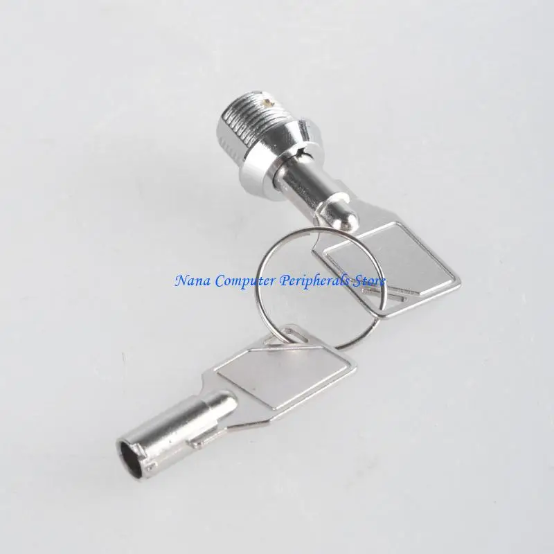 F68C 튜브형 키가있는 보석 박스 서랍 장비 용 가정용 푸시 캐비닛 잠금