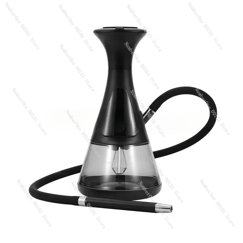 Design luxury portable hookahs modern smoking set kit custom logo acrylic hookah accessories battery