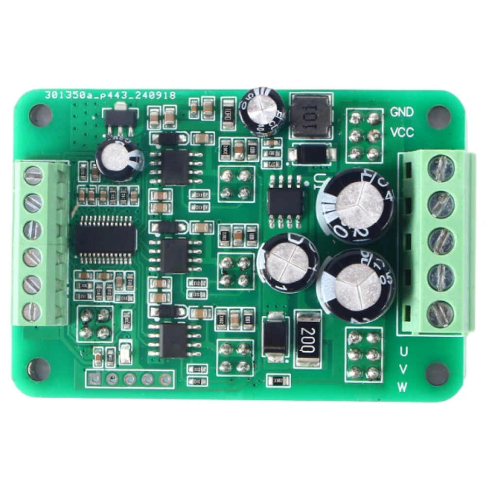 

500W High Power Three Phase Brushless DC Motor Drive Board DC7-50V 10-100% Duty Cycle PWM Motor Speed Control Module