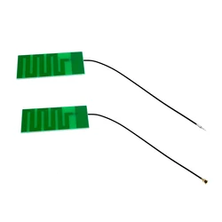 Antena plana de soldadura Aeria PCB integrada, 2 piezas, 2,4 Ghz, 6dbi, 58x26x1,5mm, Wifi