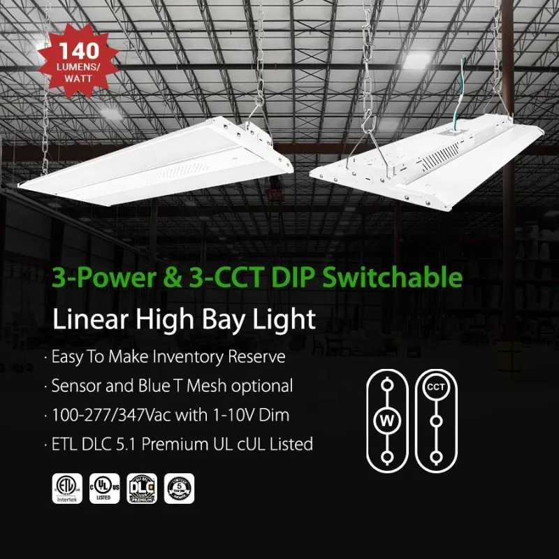 Workshop High Shed Light Aluminum High Shed Light 00W 165W 220W 300W Supermarket Linear Light Emitting Diode High Shed