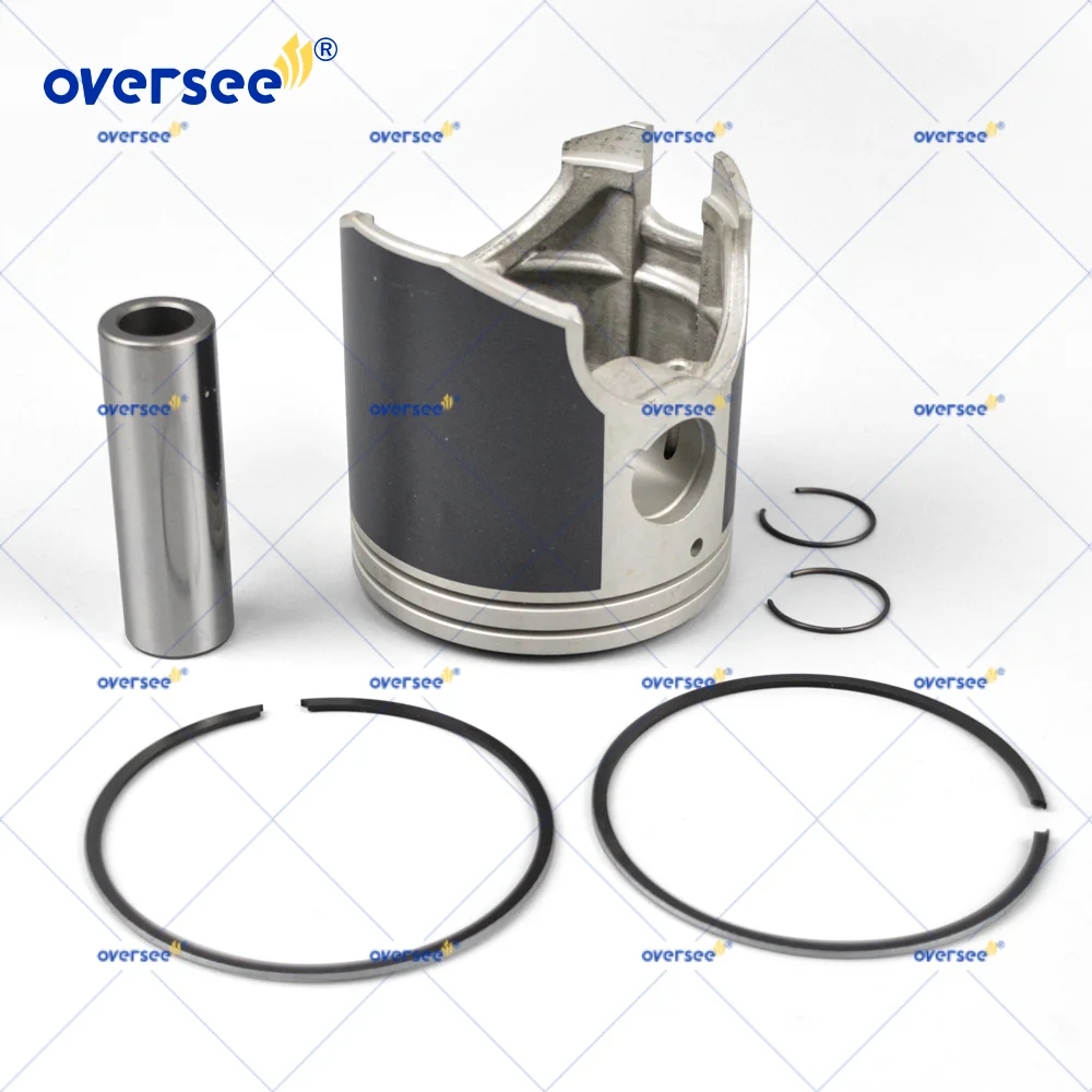 Oversee 66V-11631 STD Piston Kit for Yamaha Jet Ski Waverunner XLT1200 GP1200R  2 Cylinder Outboard Engine 66V-11631-00