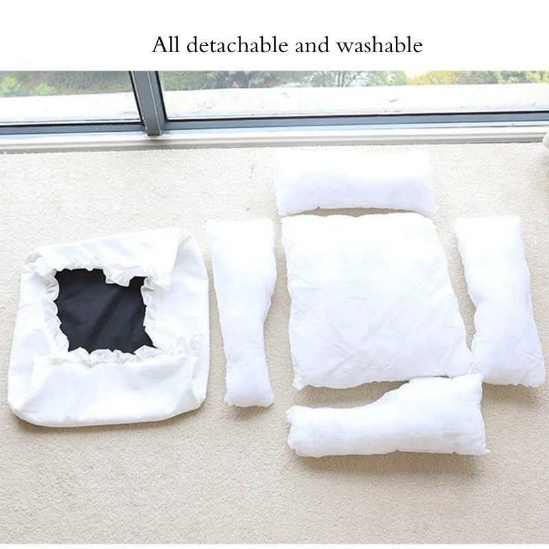 Pet Dog Lace Bed Cat Bed Cute Puppy Square Sleeping Cushion Bed Cat Sofa Warming Dog Nest with Pillow Washable Pet Bed S~L