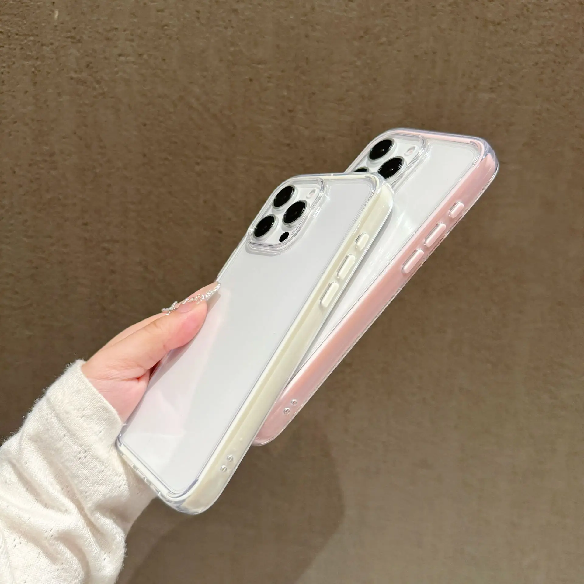 Hülle für iPhone 17 Pro Transparentes Acryl Anti-Drop Drei-in-Eins, für 15 Schutzhülle – Detail 5