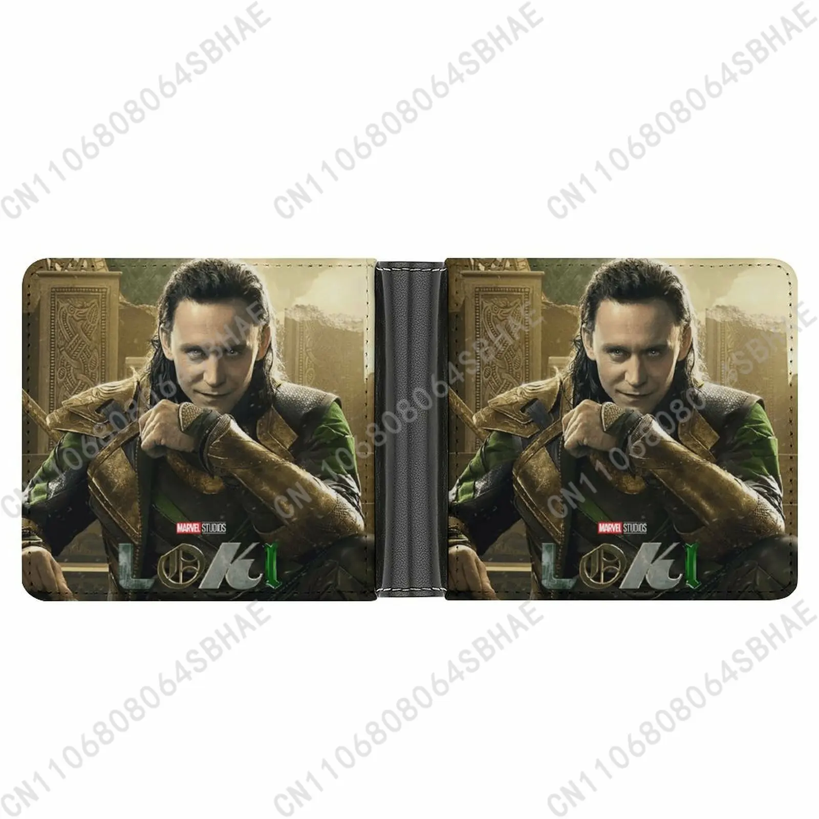 

Marvel Loki Trendy Leather Wallet Teenage Male Woman Personalized Slim Credit Card Holder Small Purse Daily Use Cosplay