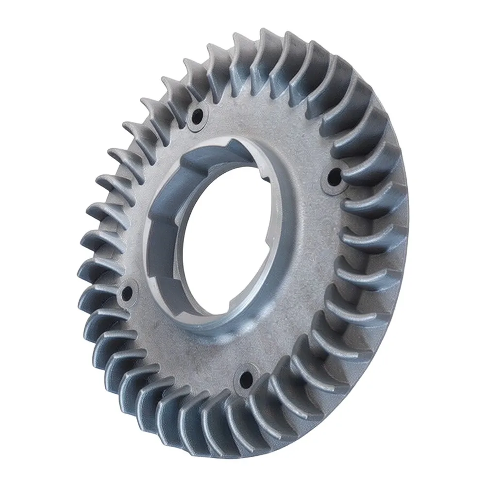 Replacement Fan Wheel with Magnet Housing for MS070 For Chainsaw Wind Component Diameter 14.8 cm Gray Metal Build