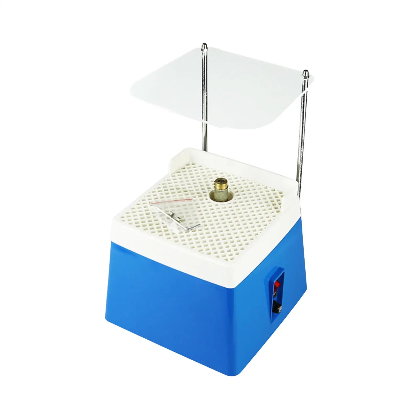 Stained Glass Grinder 220V with Baffle Board Automatic Water Supply Electric Portable Mini Grinder for Art DIY Ceramic Home Use