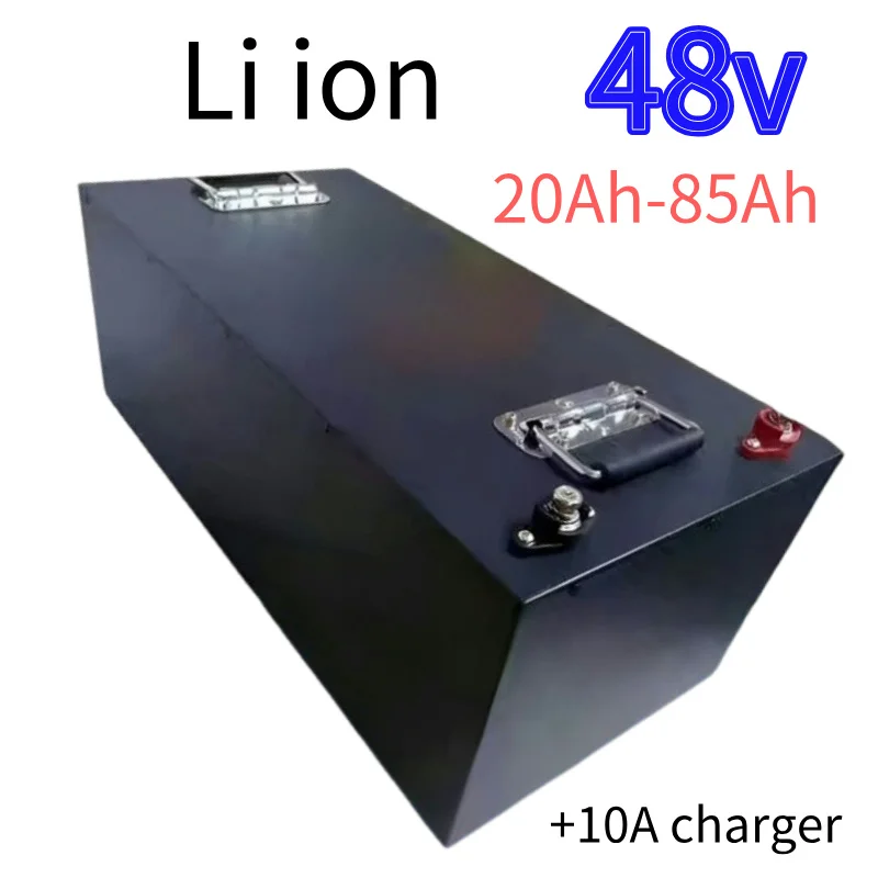 

48V 20Ah 30Ah 40Ah 50Ah 60Ah 70Ah 85Ah Lithium Ion Battery 5 For 800W 1000W 1500W 2KW Electric Motorcycle Scooter+Charger