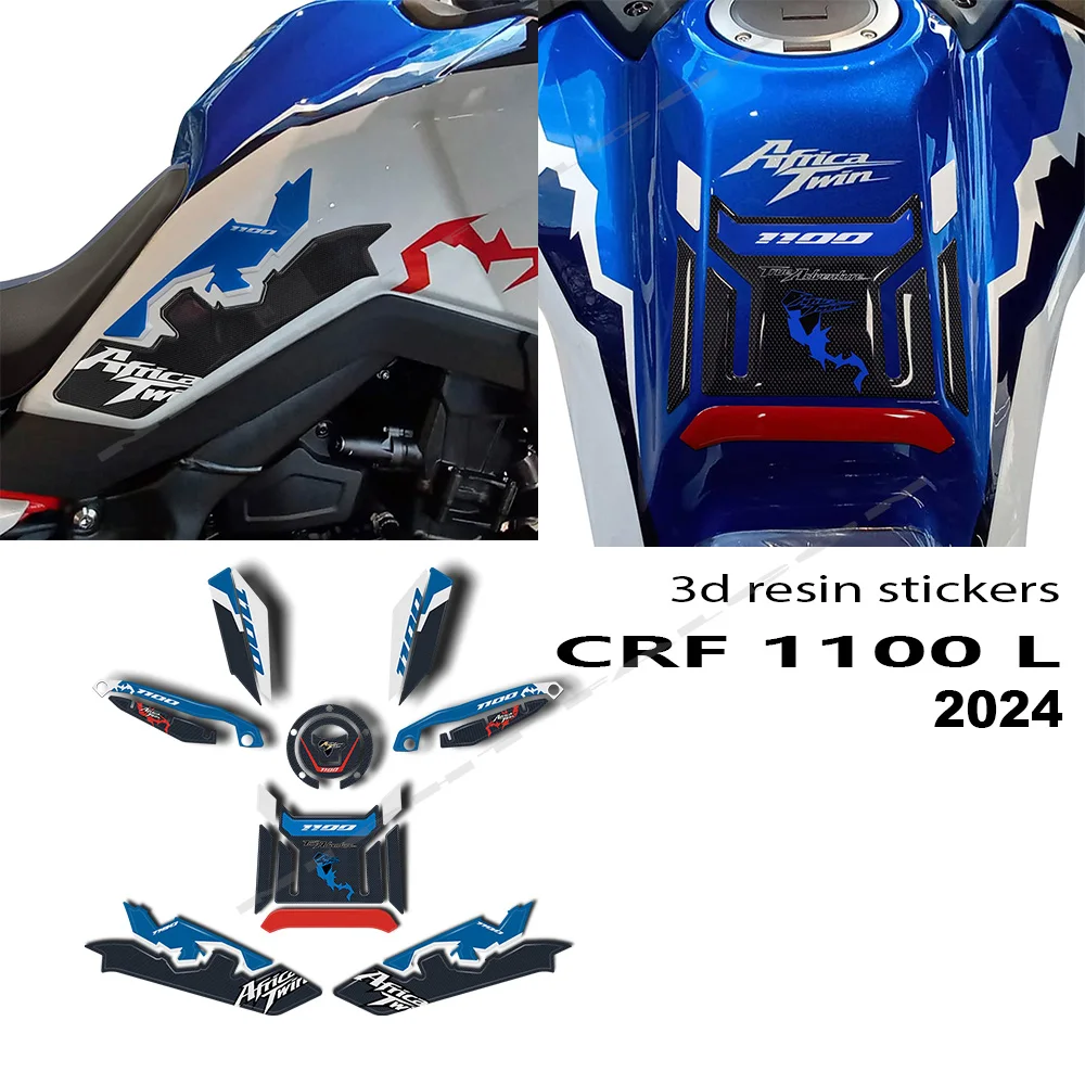 

Motorcycle 3D Epoxy Resin Sticker Protection Kit Fuel Tank Pad for CRF 1100L Africa Twin CRF1100L Africa Twin Accessories 2024