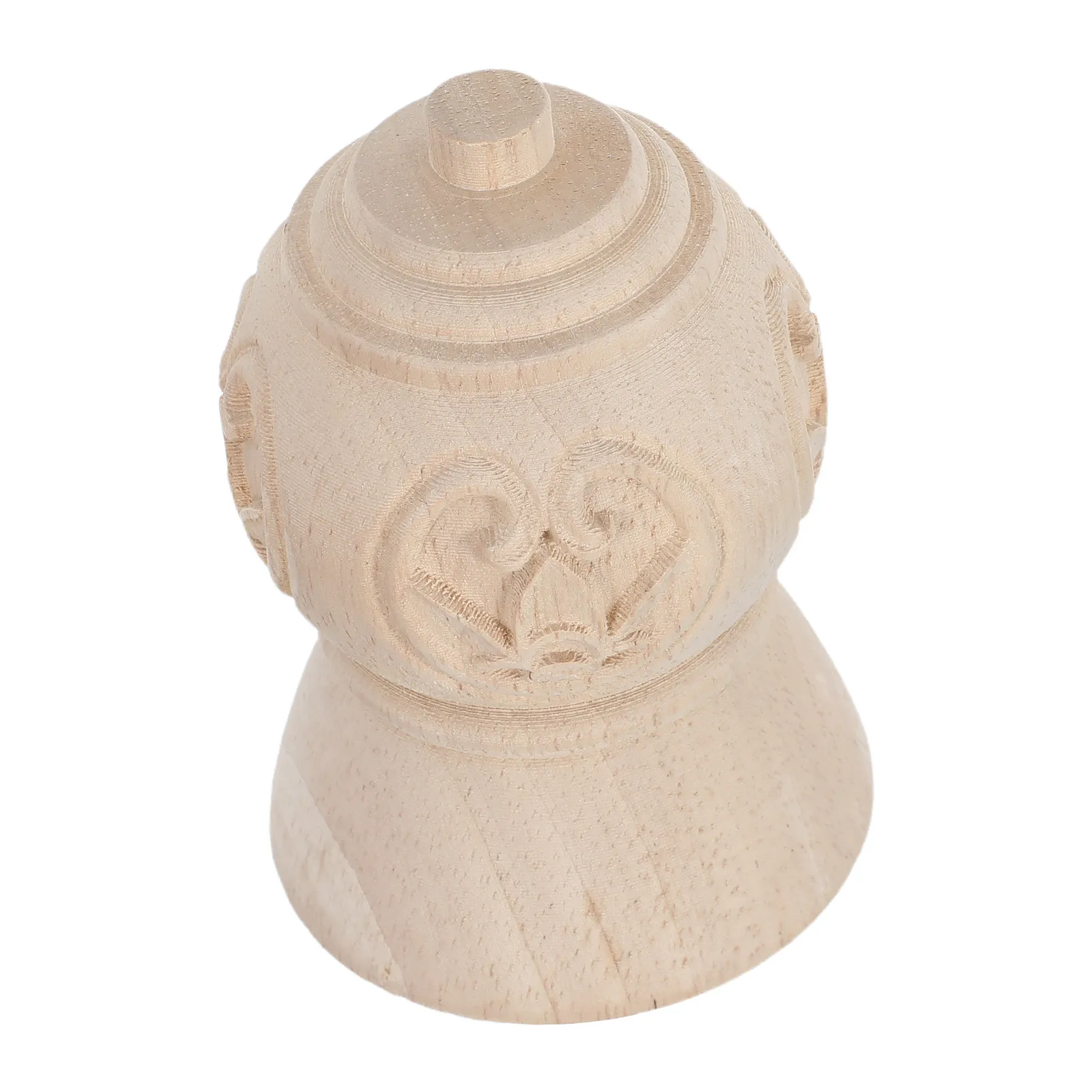 

Classic European Solid Wood Pillar Head Decorative Column Top Architectural Element Interior Room Embellishment