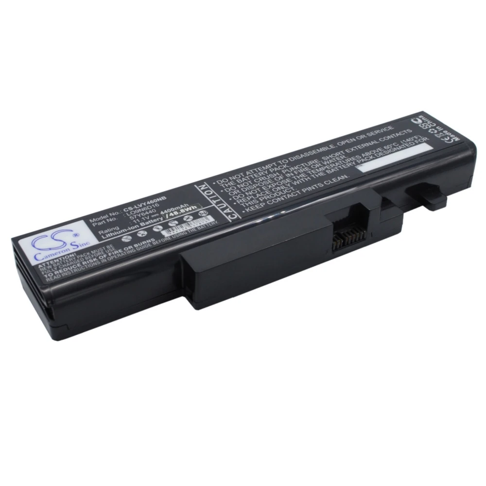 Li-Polymer Notebook, Laptop Battery for Lenovo, 11.1V, 4400mAh, Compatible Models: IdeaPad Y460, IdeaPad Y460 063334U