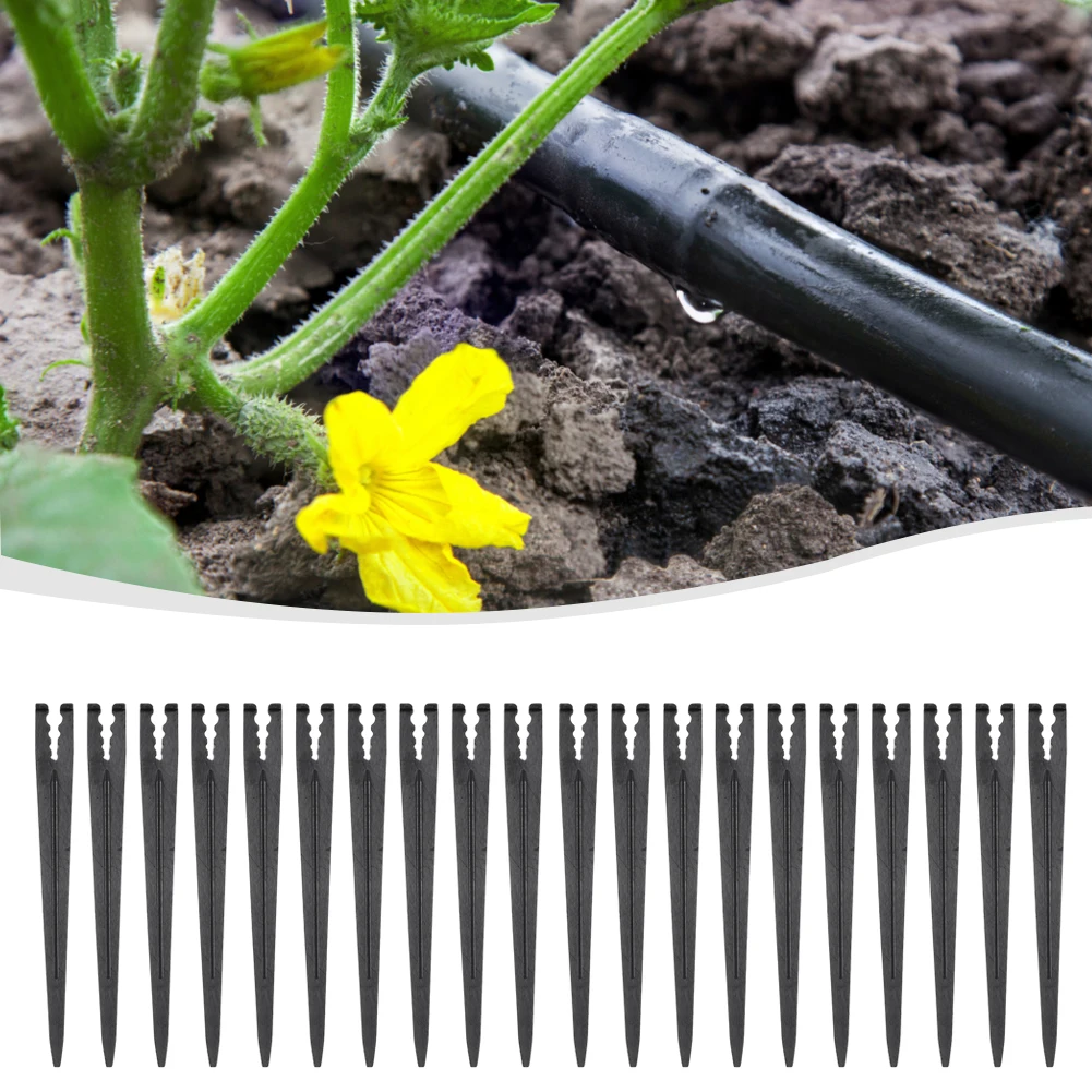 Hose Holder for Garden Irrigation 35 Support Tube for Drip Systems Sturdy Plastic Options for 200 100 or 30 Pieces