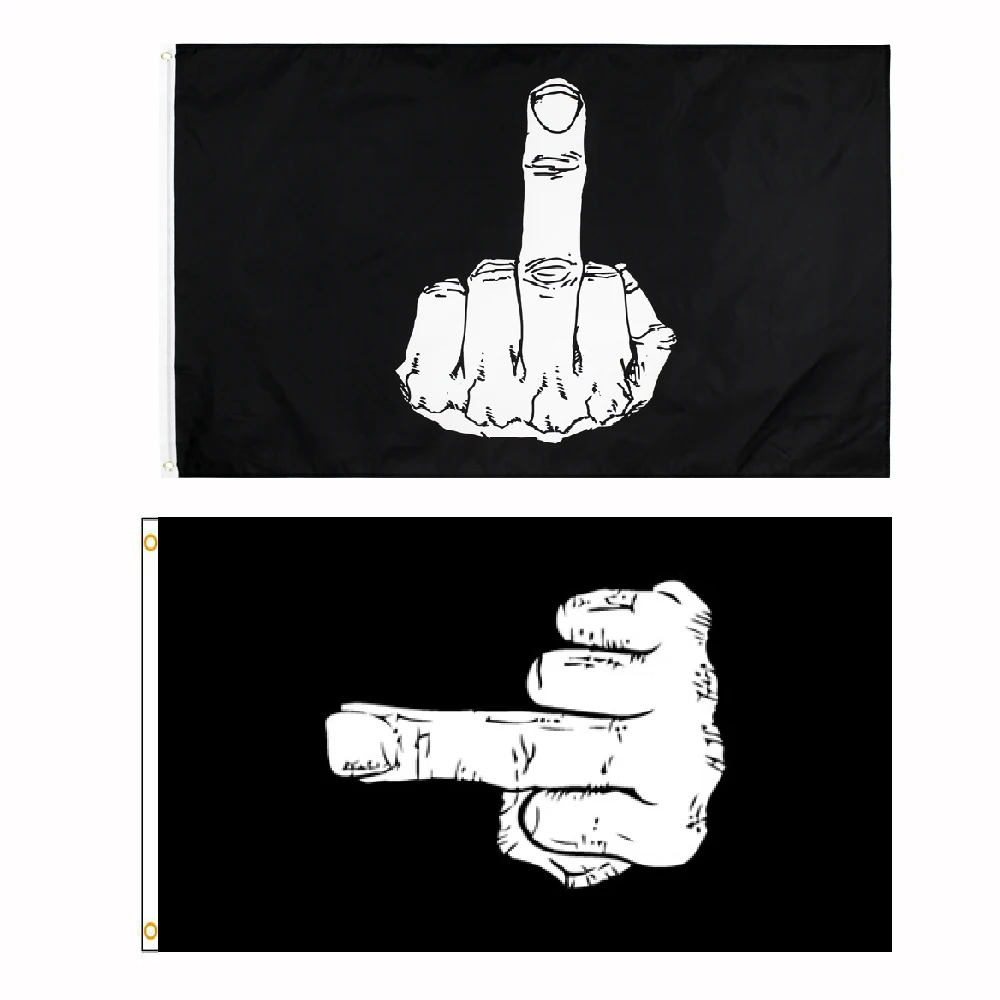 90X150CM Middle Finger Flag Banner For Decoration