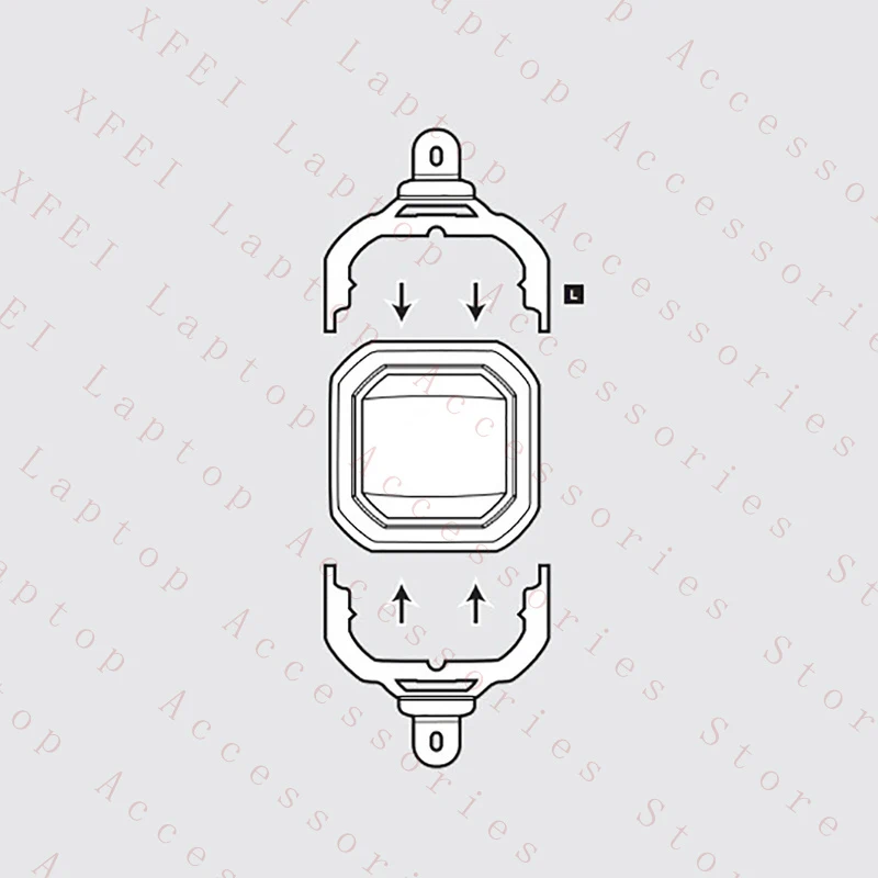 D   H60 H100i H115i H150i RGB FOR Platinum/XT Version Cooler Mounting Buckle