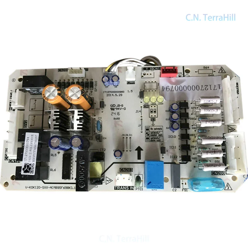 Air Conditioner Control Board KFR-75LW/E-30 V-KOK120-SXX-A KFR-120W/S-590 Compatible with Midea Replacement Mainboard