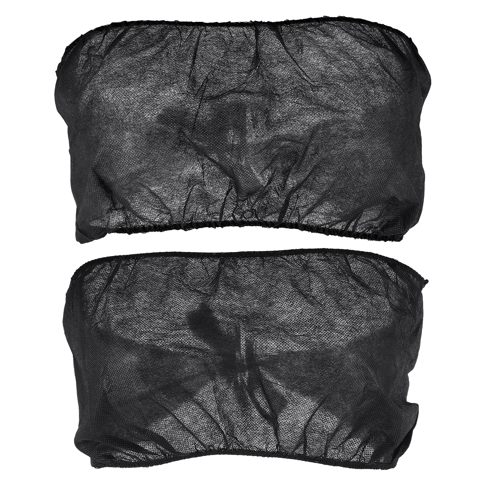 15 قطعة حمالات الصدر تبخير العرق المتاح غير المنسوجة حمالة الصدر الأسود سبا الملابس الداخلية صالون تجميل عطلة دباغة الحل #2
