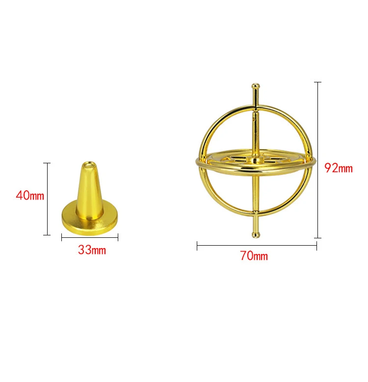 新しい精密ジャイロスコープ金属反重力こまクリエイティブフィンガージャイロスコープ金属機械ジャイロスコープ減圧おもちゃ