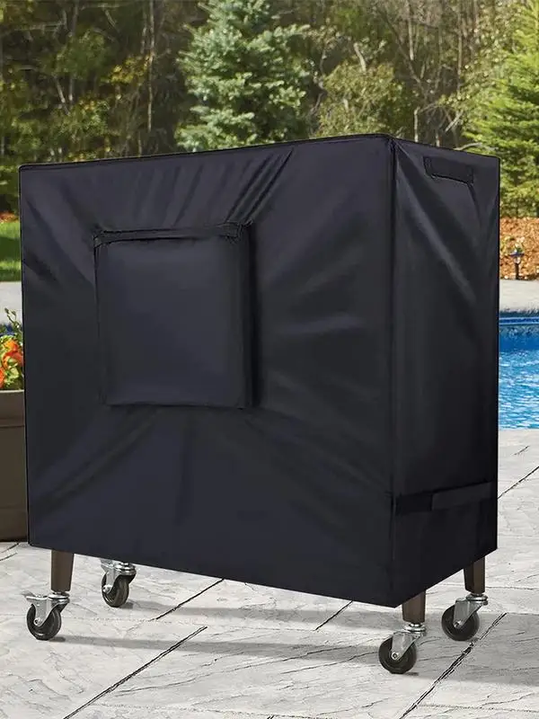 Kühlerwagen-Abdeckung, Eistruhe, rollender Kühler, wasserdichte Abdeckung, robust, robust, für den Außenbereich, Barwagen, Sonnenlicht, Regenschutz für