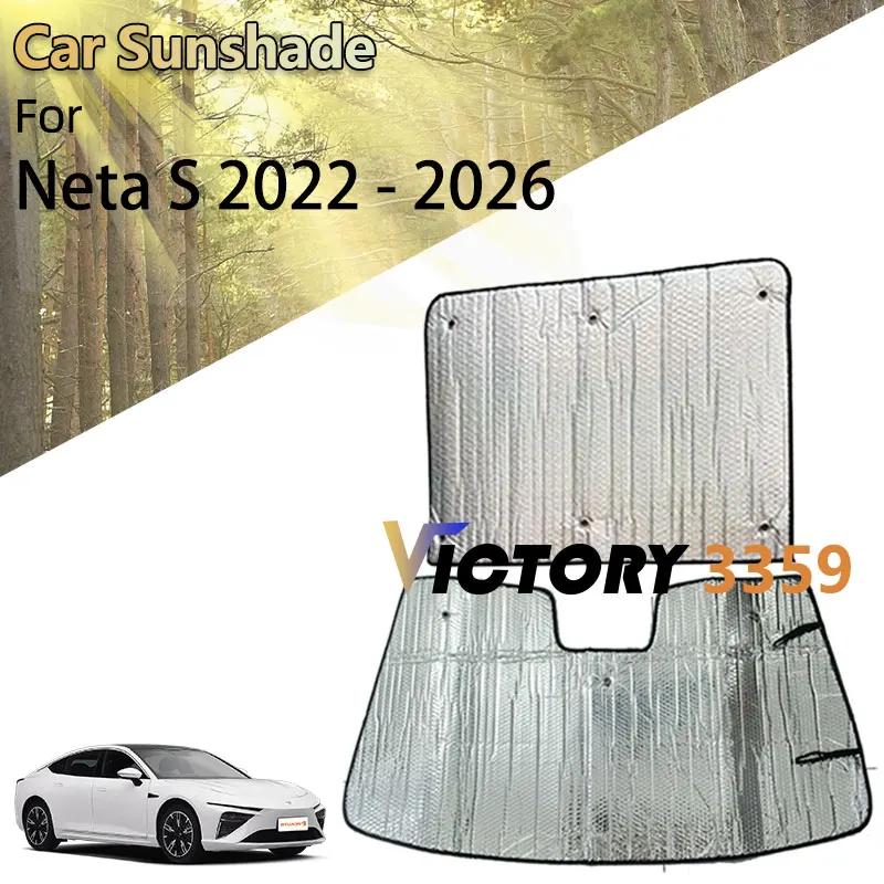 

Car Front Window Visor For Neta S Sunshade 2026 2025 2024 2023 2022 Accessories Skylight Heat Insulation Proof Protection Cover