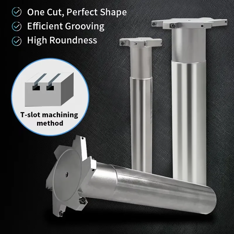 T-Slot Milling Cutter Holder MTS Grooving Holder Milling Holder Thickness H8 Side Milling and Grooving Cutter