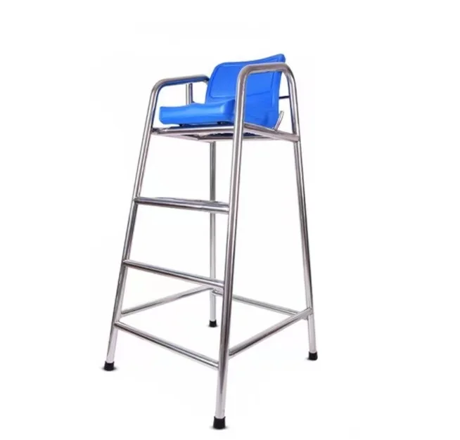 High Quality 304 Stainless Steel Life-Saving Chairs Safety Survival Equipment for Pool Durable Rescue Chair Plastic Material