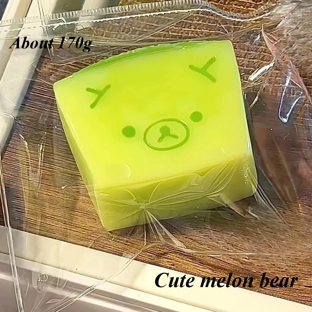 

kawaii melon bear rilakkuma slow rising squish toy cute animal squishy squeeze fidget anxiety relief desk decor kids gift