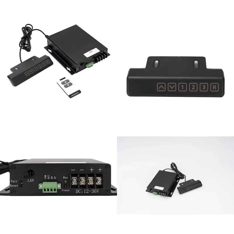 1-4 Channel 10A Switching Capability 12-48V DC Motor Speed Control Controller Hall Synchronous IP20 Metal Housing