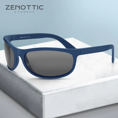 ZENOTTIC TR-90 gafas de sol polarizadas flexibles para hombre, gafas de sol para deportes al aire libre UV400, gafas de sol para pescar y conducir, gafas de sol