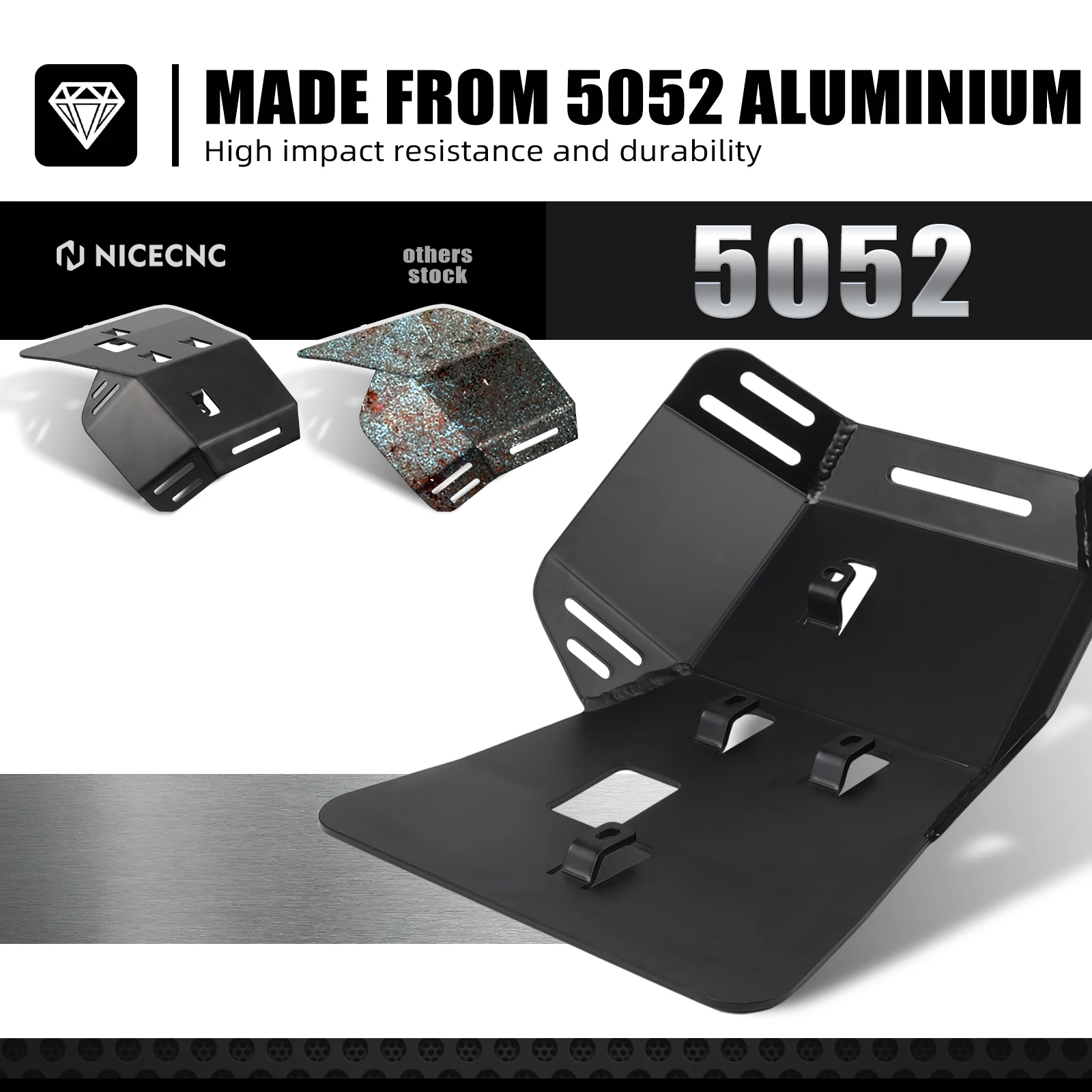 

NICECNC For Suzuki DRZ400SM DRZ400 DRZ400E DRZ400S DR-Z 400 E S SM 2000-2024 Skid Plate Engine Bottom Chassis Guard Protector