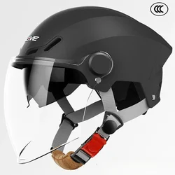 3C-gecertificeerde lichtgewicht zomerzonbescherming halve helm UV-bestendige elektrische scooterhelm unisex ademende veiligheidshelm