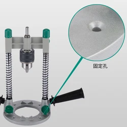 Suitable for1.5-13mm Adjustable Holder Guide Stand Positioning Bracket for Electric Drill Straight Angle Doweling Woodwork Tools