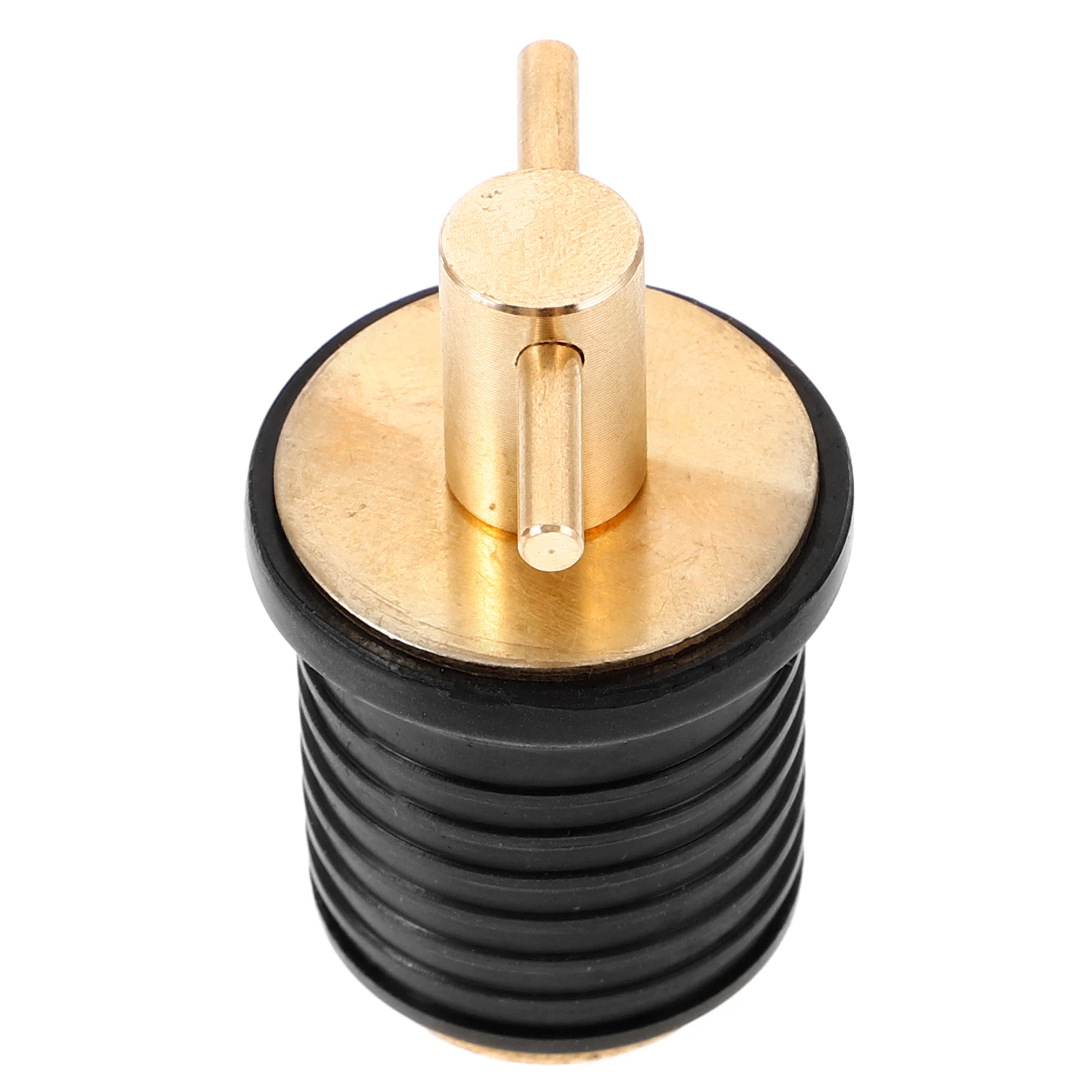 

Brass Drain Plug 1 Inch Durable Reliable Boat Accessories Kayak Gadgets T Handle Rubber Expansion Design