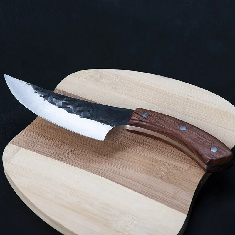 Mongolian wind with set curved knife, sharp boning knife, kitchen multi-functional kitchen knife, high hardness slaughter knife
