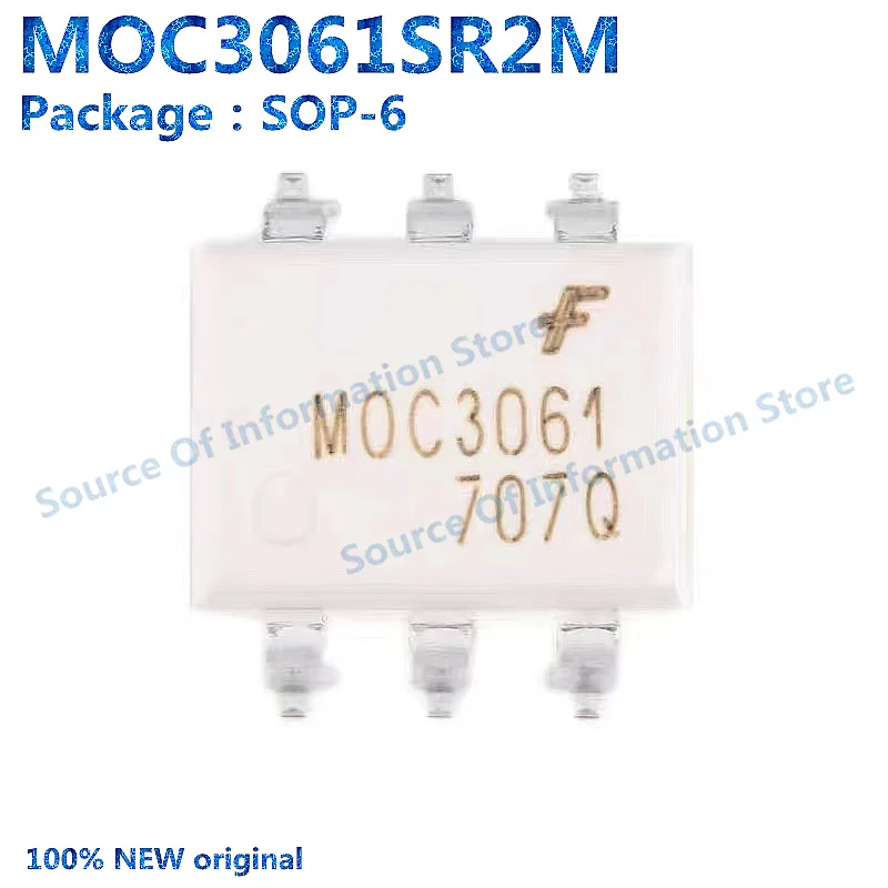 

10Pcs MOC3061SR2M SOP-6 Optocoupler Chip Isolated DC-Link Current Sensor IGBT Gate Driver Circuit Breaker Protection