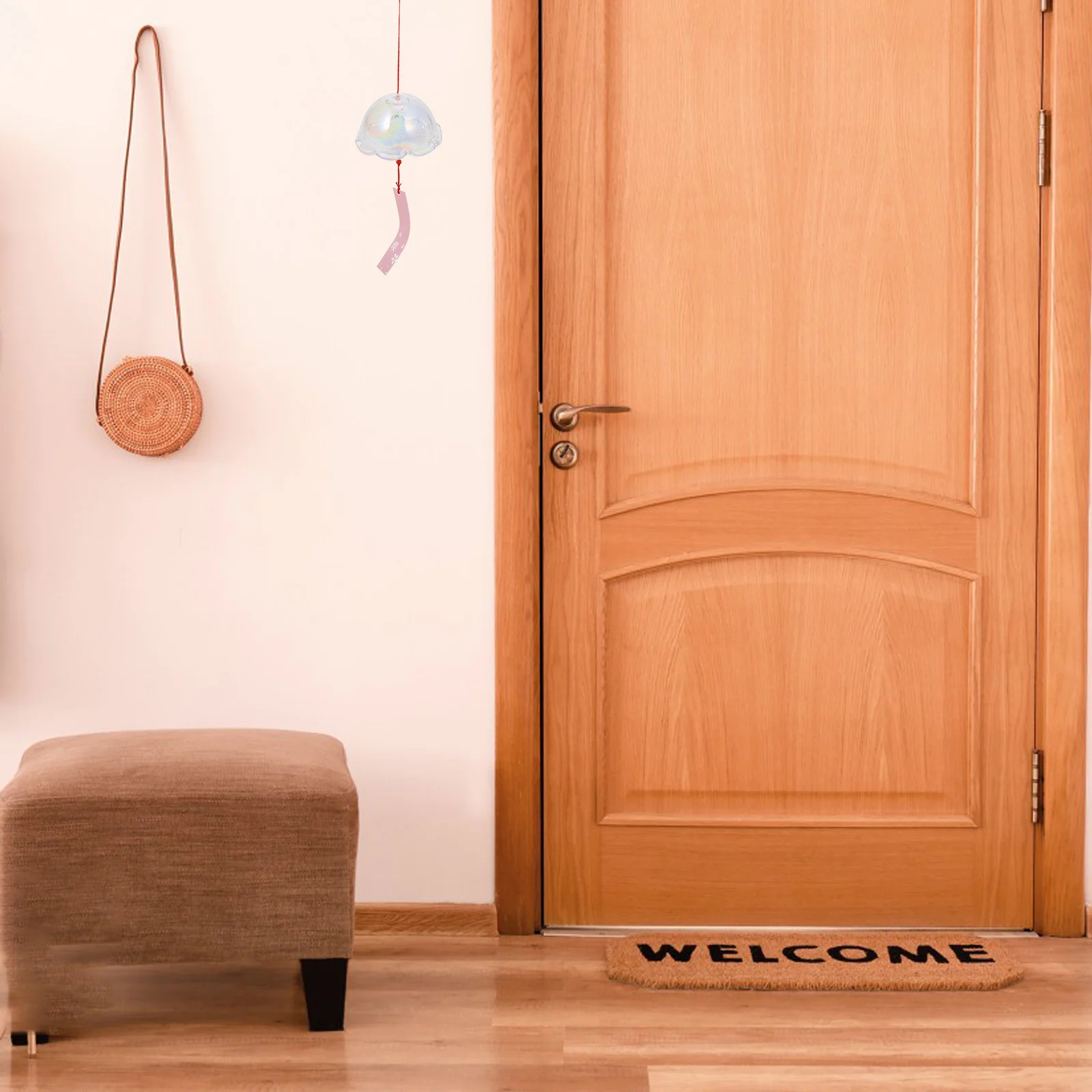 

4Pcs Clear Glass Jellyfish Flower Beads Tulip Shape Hollow Beads for Wind Chimes Bracelet Necklace Jewelry Making Fishing